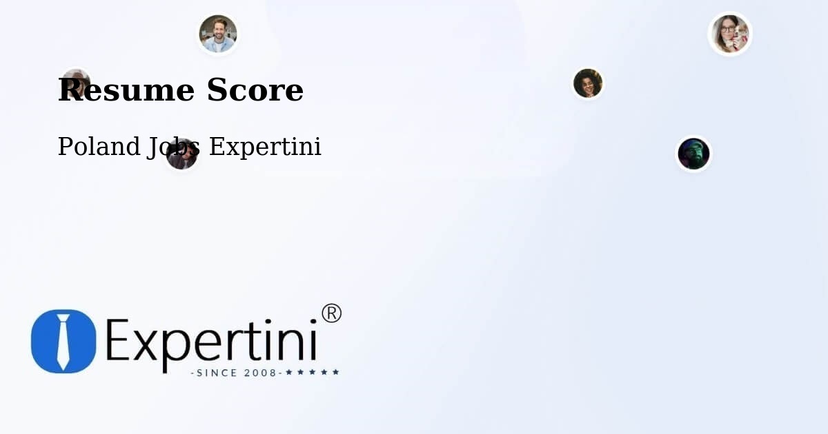 Resume Score - Poland Jobs Expertini